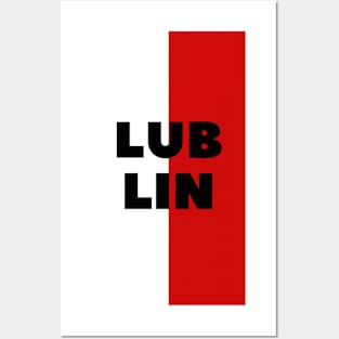 Lublin City in Polish Flag Vertical Posters and Art